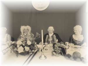 Die Majestäten tafeln